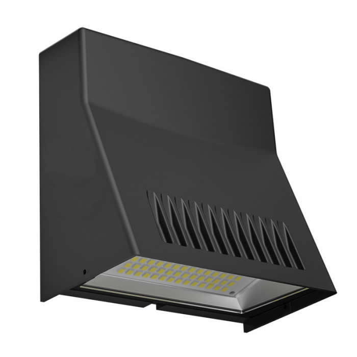 Westgate LMW-12W-30K-BK 12W LED Mini Cutoff Wall Pack Black Finish 5000K 120-277V