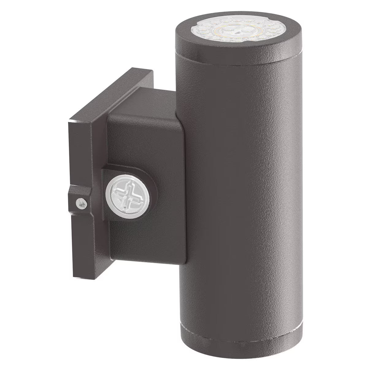 LEDone WP0145 LOC-3DWM-UDMW3CCT 6/8/10W LED Up/Down Wall Sconce Cylinder 3000K/4000K/5000K Bronze Finish 120-277V
