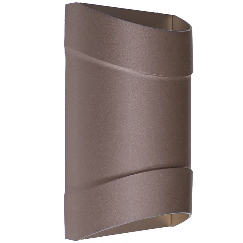 Westgate LRS-CR2-MCT-BR 2x6W 6" Die-Cast Modern Wall Sconce Bronze Finish 30K/40K/50K 120V