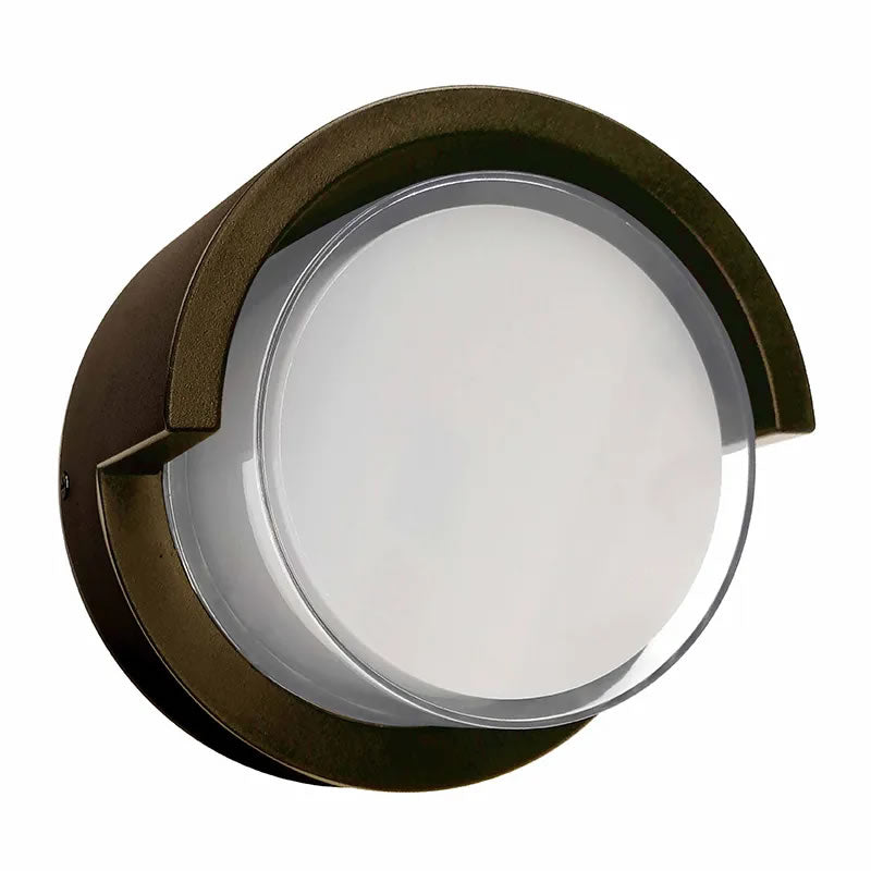 Westgate LRS-F-MCT-C90-MGBR 12W LED Round Wall Light Fixture Marine Grade Bronze Finish 30K/40K/50K 120V