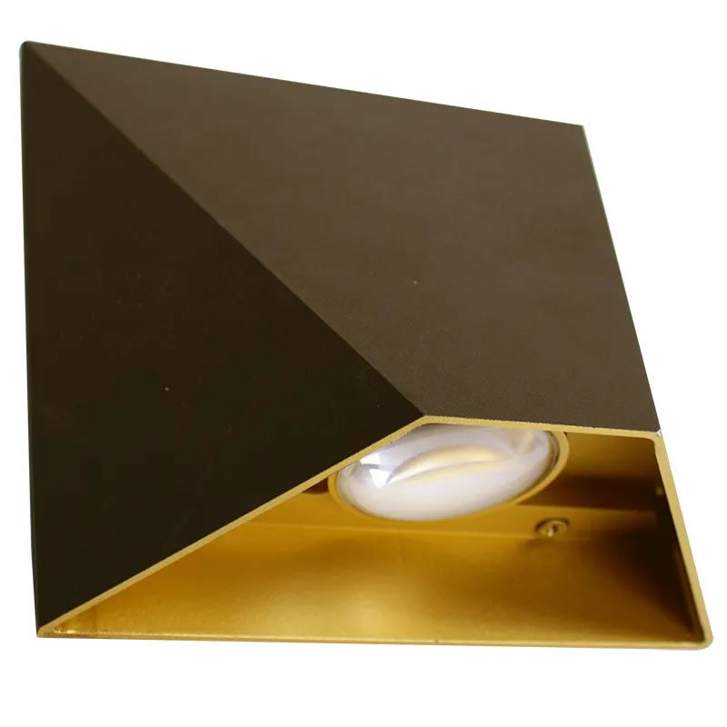 Westgate LRS-O2-MCT-BR 9W 6" Die-Cast Modern Wall Sconce Bronze Finish 30K/40K/50K 120V