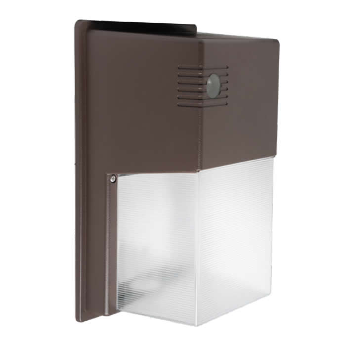 Westgate LSWX-13-26W-MCTP-PC 13W/20W/26W LED Small Wall Pack Bronze with Photocell 30K/40K/50K 120-277V