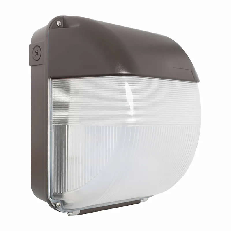 Westgate LTW-50CW 50W LED Wall Pack Semi-Cutoff Vandal Proof Bronze Finish 5000K 120-277V