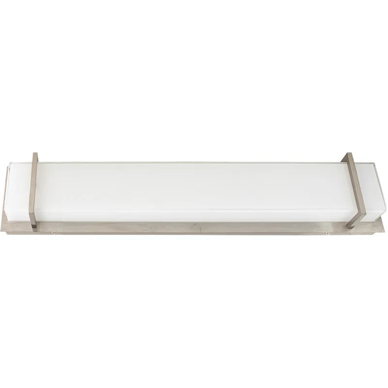 Westgate LVA-36-MCT5-BN 30W 36-Inch LED Dual Glass Vanity Light Brushed Nickel Finish 27K/30K/35K/40K/50K 120V