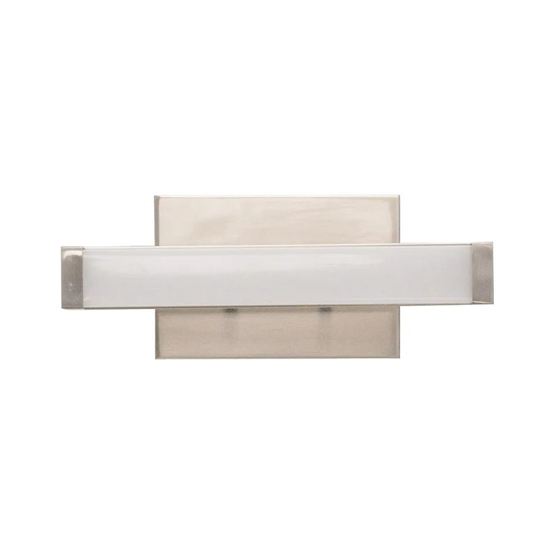 Westgate LVB-12-MCT-BN 8W 12-Inch LED Semi-Flush Vanity Light Brushed Nickel Finish 30K/40K/50K 120V