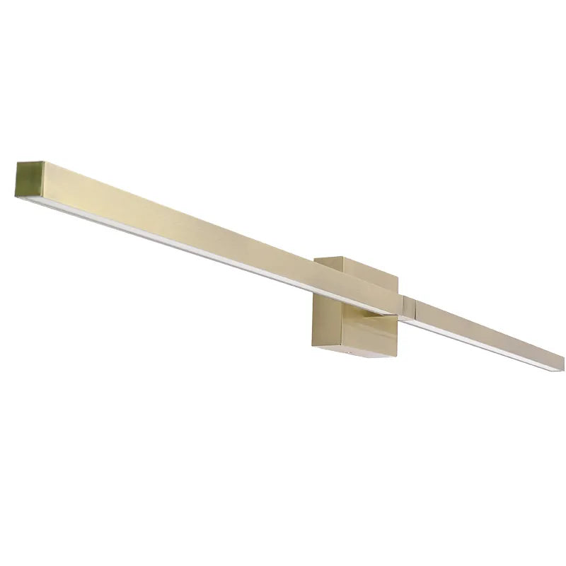 Westgate LVS-48-MCT5-BB 40W 48-Inch LED Slim Rotatable Art/Vanity Light Brushed Brass Finish 27K/30K/35K/40K/50K 120V