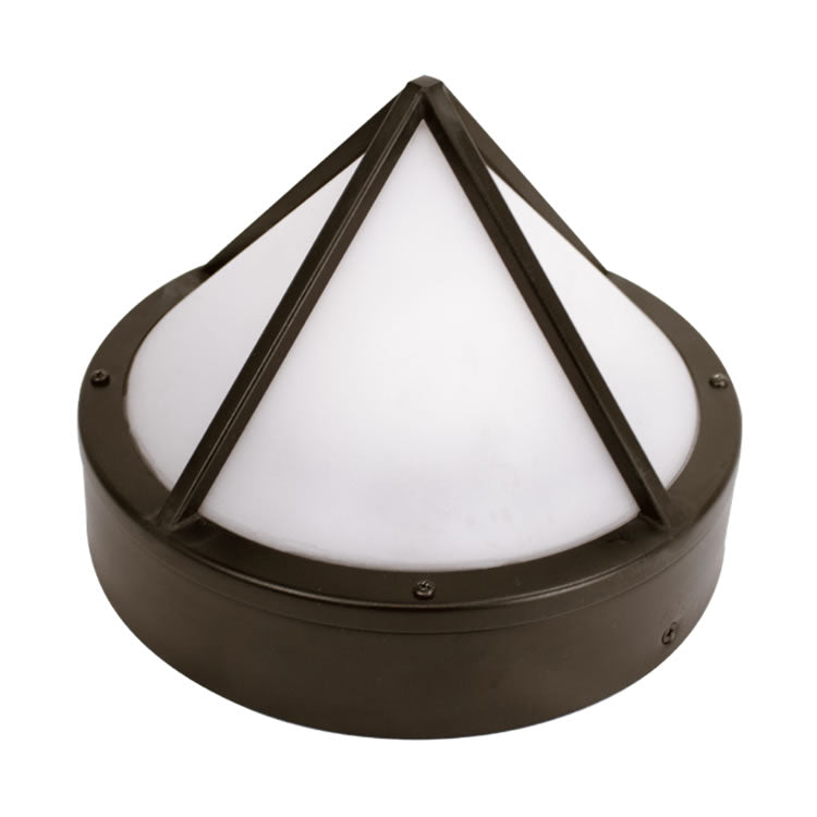 Westgate PML-R-MCT-BR 12W LED Pier-Mount Light Fixture Bronze Finish 30K/40K/50K 120-277V