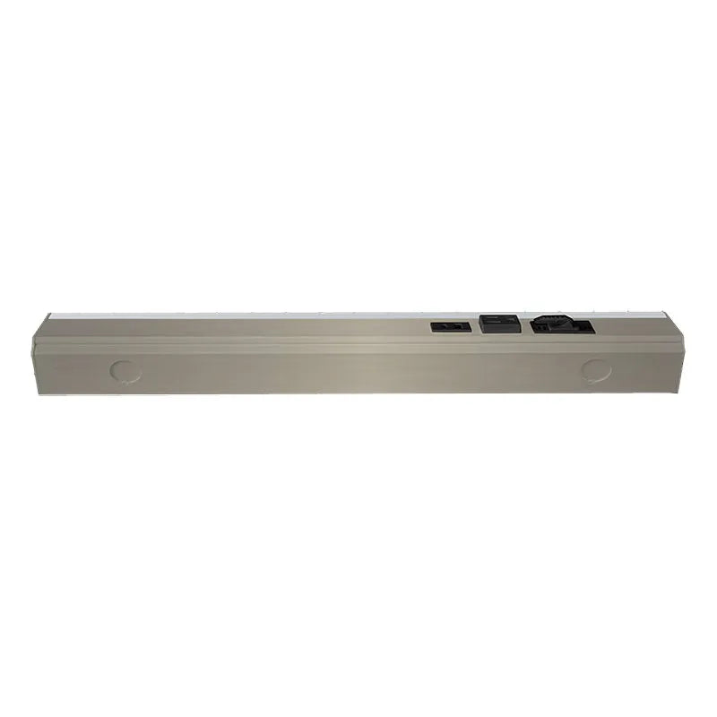 Westgate PSAL-30-3R-MCT5-BN 30-Inch 900lm LED Angled Brush Nickel Undercabinet Light & Power Strip 27K/30K/35K/40K/50K 120-277V