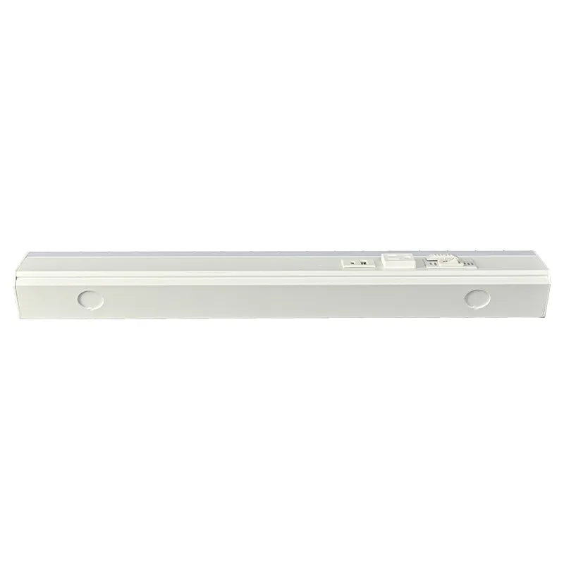 Westgate PSAL-30-3R-MCT5-WH 30-Inch 900lm LED Angled White Undercabinet Light & Power Strip 27K/30K/35K/40K/50K 120-277V