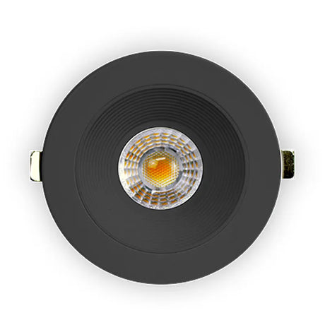 Westgate RDL2S-SB-MCT5-BK 9W 2" LED Round Canless Baffle/Smooth Recessed Light Black Finish 27K/30K/35K/40K/50K 120V