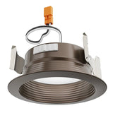 Westgate RDMF4-MCT5-ORB 6W/7W/9.5W LED 4" Round Deep Baffle Recessed Oil Rubbed Bronze Trim 27K/30K/35K/40K/50K 120V