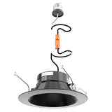 Westgate RDMF6-MCT5-BK 8W/10W/13W LED 6" Round Deep Baffle Recessed Black Finish Trim 27K/30K/35K/40K/50K 120V