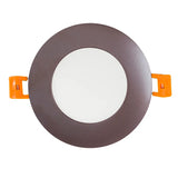 Westgate RSL4-G2-MCT5-ORB 10W LED 4" Round Slim Canless Wafer Light Oil Rubbed Bronze Finish 27K/30K/35K/40K/50K 120V