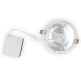 Westgate RSL6-G2-MCT5-BK 12W LED 6" Round Slim Canless Wafer Light Black Finish 27K/30K/35K/40K/50K 120V