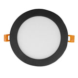 Westgate RSL6-G2-MCT5-BK 12W LED 6" Round Slim Canless Wafer Light Black Finish 27K/30K/35K/40K/50K 120V