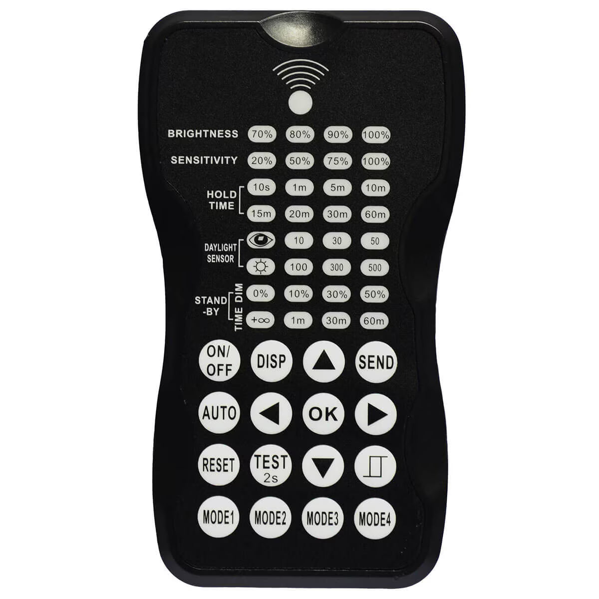 LEDone AO0198 RC-100 Remote Control For Dimmable Sensors Combo Motion/Photocell on LOD-BRI819, LOD-BRI810 & LOC-ANT Series Series