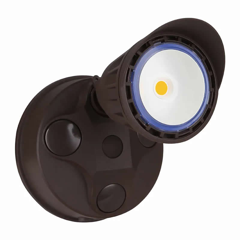 Westgate SL-10W-MCT-BZ-D 10W LED Security Light Bronze Finish 30K/40K/50K 120V