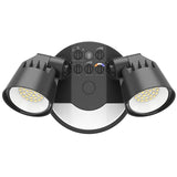 Westgate SLX-2H-MCTP-BK-P 16W-25W LED Outdoor Black Security Light 30K/40K/50K with PIR Sensor 120V