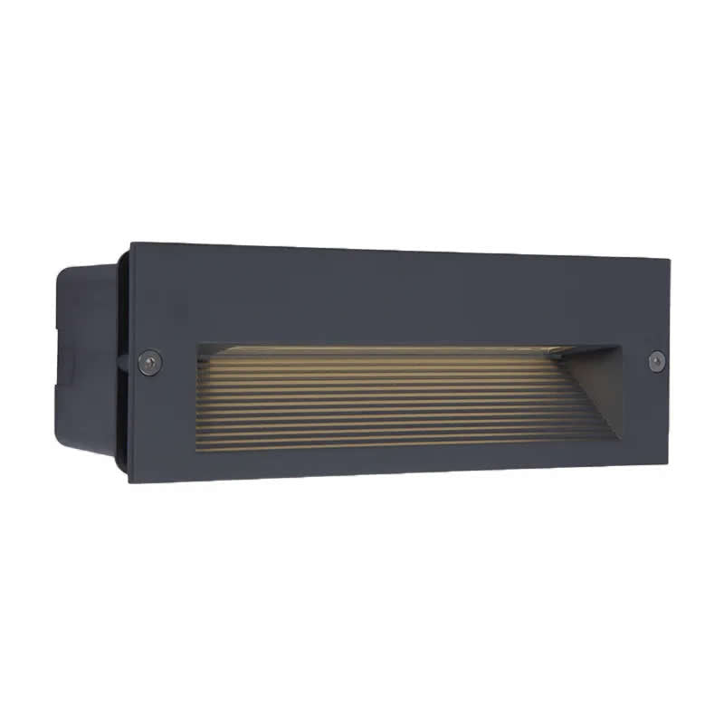 Westgate STP-8X3-MCTP-BK 10W/15W LED Wall/Step Light Black Finish 30K/40K/50K 120-277V