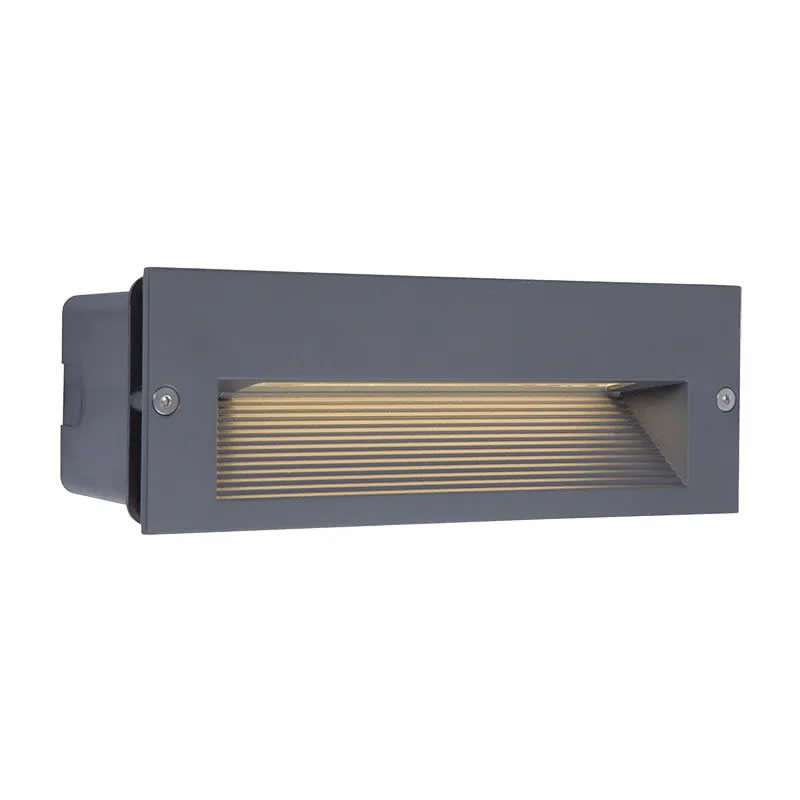 Westgate STP-8X3-MCTP-GY 10W/15W LED Wall/Step Light Grey Finish 30K/40K/50K 120-277V