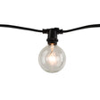 Bulbrite 862814 Bulbrite 14-foot String Light Kit with Clear Incandescent Globe G16 Light Bulbs, 2-pk