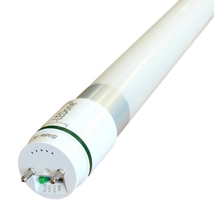 LEDone LOC-T84FTBMW(9/12/15/17)MCCT(30/35/40/50/65) 9/12/15/17W 4ft LED T8 Tube 30/35/40/50/65K Type B 1271-2400lm 120-277V