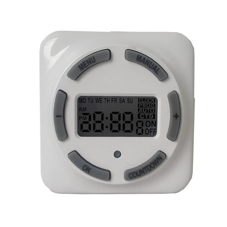 Westgate TR-DTMR 7-Hour 3-Prong Plug-In Digital Timer for Multi-Tap Landscape Transformers