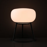 Kibun K70303 TRIPOD Rechargeable Cordless LED Table Lamp, 3-Levels Brightness Touch Sensor Control, Black