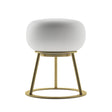 Kibun K70301 TRIPOD Rechargeable Cordless LED Table Lamp, 3-Levels Brightness Touch Sensor Control, Brushed Brass