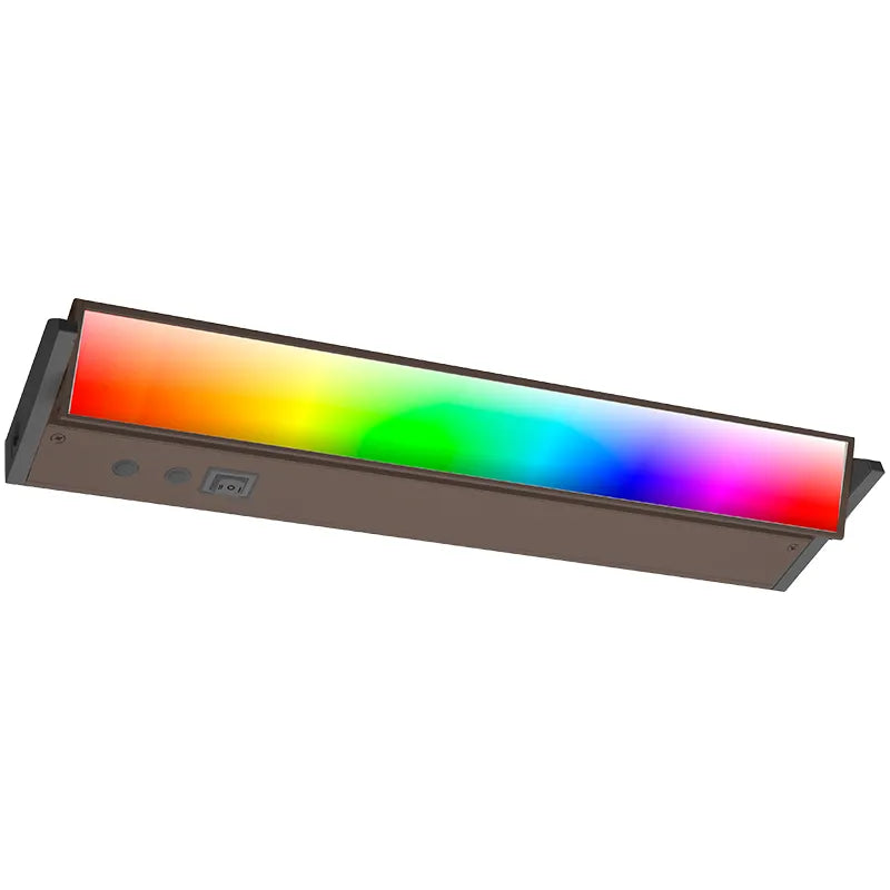 Westgate UCA-RGBW-PB-18-BR 8W LED 18" Undercabinet Light Bronze Finish 30K/40K/50K + RGB 24V