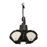 Westgate UHL-100W-50K 100W LED Adjustable Angle Highbay Lamp/Socket Fixture Black Finish 5000K 120-277V