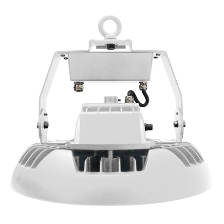 Westgate UHX-230W-MCTP-WH-480V 50W/80W/100W/150W LED UFO Highbay Fixture White Finish Sensory Ready 30K/40K/50K/57K 480V