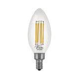 Euri Lighting VB10-3000cec-4 5.5 Watt B10 Filament LED 3000K E12 120V (4-Pack)