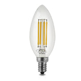 Euri Lighting VB10-3020e-4 4.5 Watt B10 Filament LED 2700K E12 120V (4-Pack)