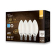 Euri Lighting VB10-3020ef-4 4.5 Watt B10 Filament LED 2700K E12 120V (4-Pack)