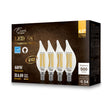 Euri Lighting VBA10-3020e-4 4.5 Watt BA10 Filament LED 2700K E12 120V (4-Pack)