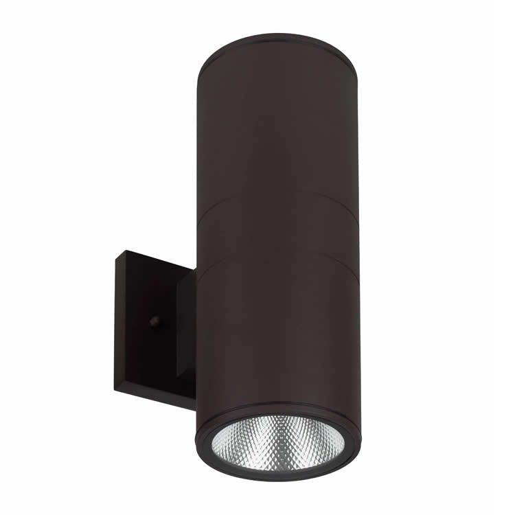 Westgate WMC-UDL-MCT-BR-DT 30W 4x12-Inch LED Cylinder Up/Down Light Bronze Finish 30K/40K/50K 120V