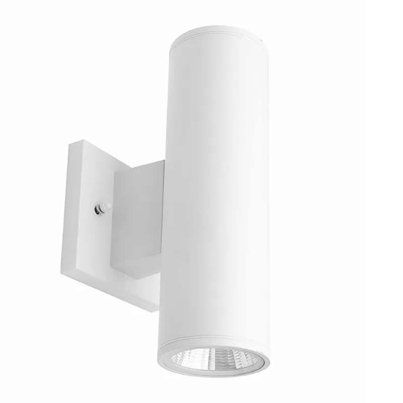 Westgate WMC3-UDL-MCT-WH-DT 18W 3x10-Inch LED Cylinder Up/Down Light White Finish 30K/40K/50K 120V