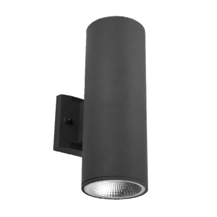 Westgate WMCL-UDL-MCT-BK 40W 6x18-Inch LED Cylinder Up/Down Light Black Finish 30K/40K/50K 120-277V