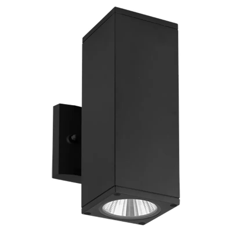 Westgate WMCS-UDL-RGBW-BK 24W 4x12-Inch LED Square Cylinder Up/Down Light Black Finish RGBW 120V