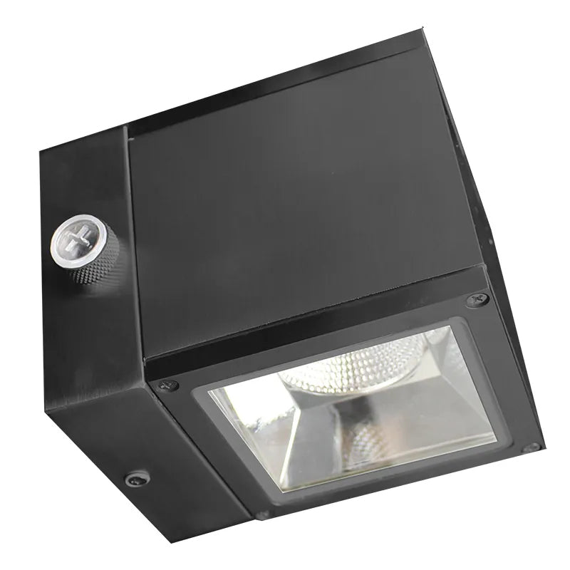 Westgate WMQ5-UDL-MCTP-BK-P 2x9W 5-Inch LED Cube Up/Down Light Black Finish 27K/30K/35K/40K/50K 120-277V