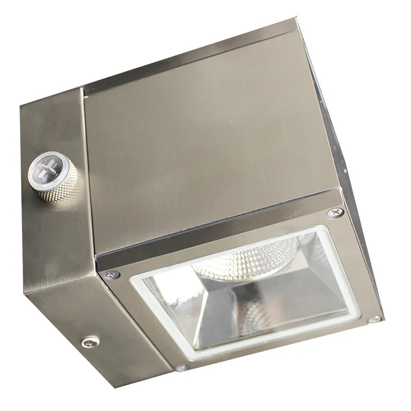 Westgate WMQ5-UDL-MCTP-BN-P 2x9W 5-Inch LED Cube Up/Down Light Brushed Nickel Finish 27K/30K/35K/40K/50K 120-277V