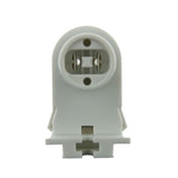 LH0166 Unshunted, push fit, screw down, compressible, lamp holder/socket with horizontal contacts HO/VHO