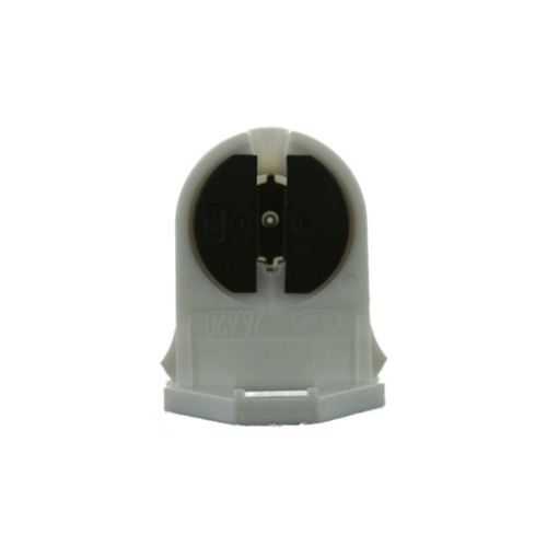 LH0711 Unshunted, rotary locking T5 miniature bipin lamp holder/socket with push fit mounting