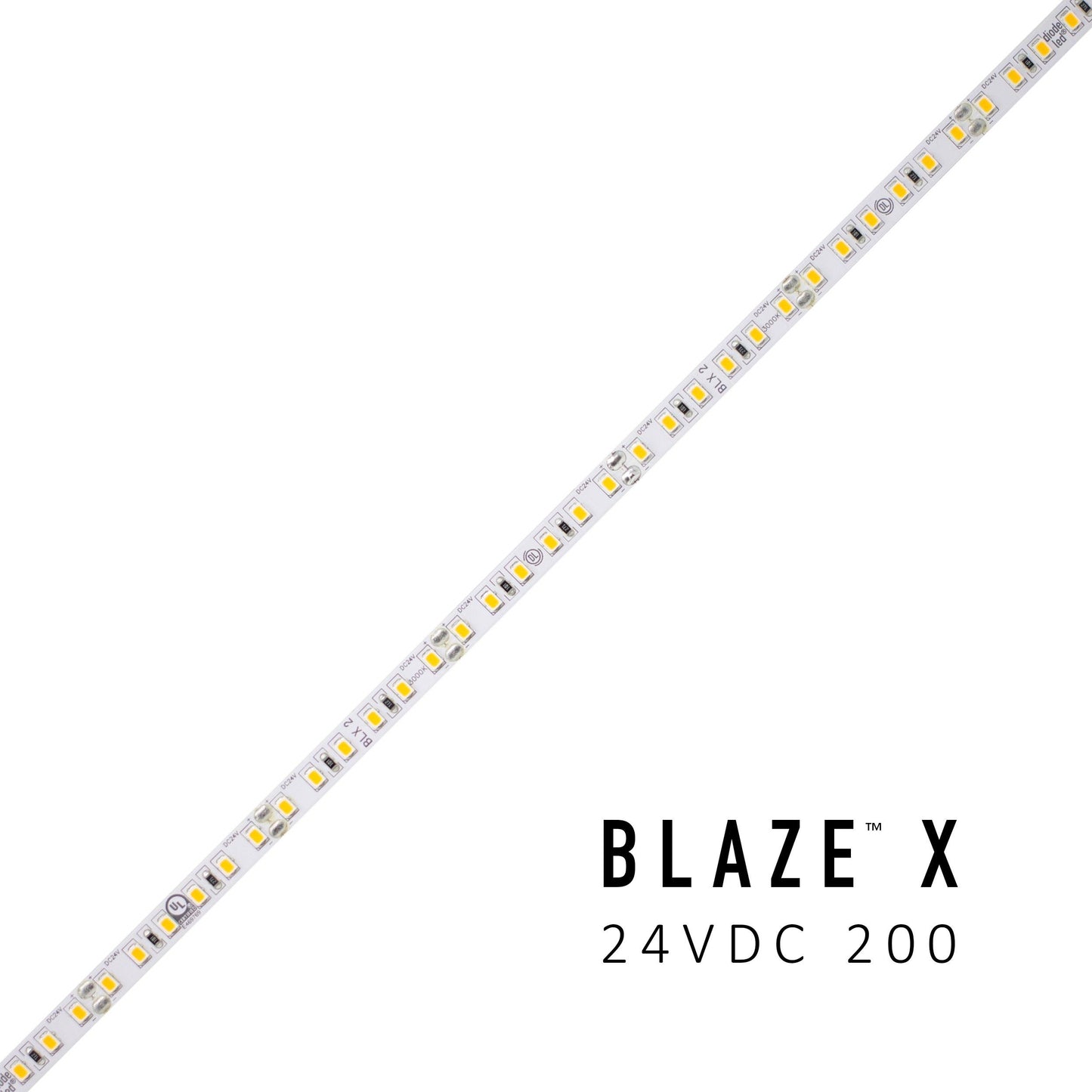 Diode LED DI-24V-BLX2-30-100 100ft Spool Blaze X 200+ Lumen Per Foot LED Tape Light 3000K 24V DC