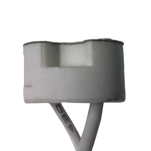 LH0345 G4,G5.3,G6.35 base lamp holder/socket with mica front and 12" leads