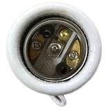 LH0414 E26/E27 4kv pulse rated med base HID lamp holder/socket with captive screw and 12" leads