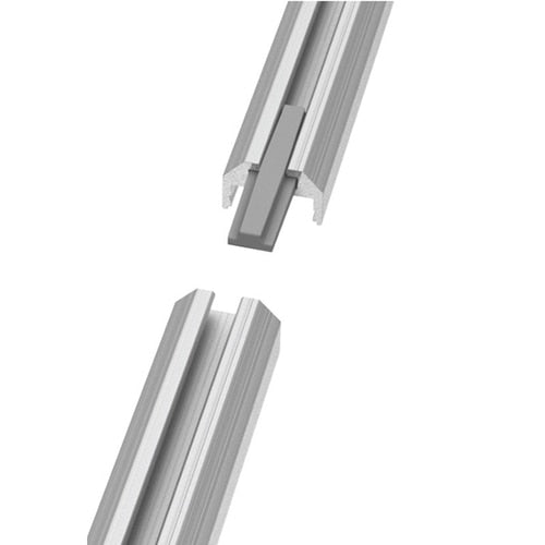 Diode LED DI-1631-10 Square Channel & 45 Degree Channel End-To-End Interconnectors (10 Pack)