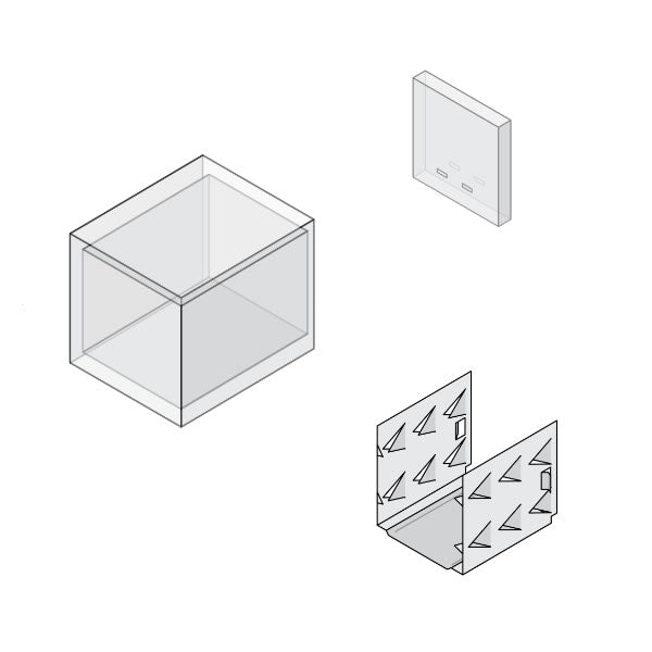 Diode LED DI-LIN-M3D-DEC LINAIRE Flex Mini 3D End Cap Accessory Only