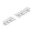 Diode LED DI-LIN-M3D-SPINE-39 39-inch LINAIRE Flex Mini 3D White Aluminum Mounting Spine Channel Only